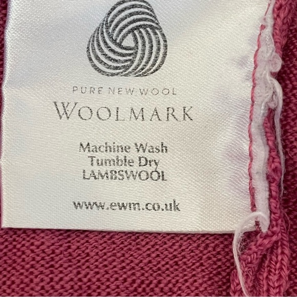 EWM Pure Classics Lambswool Cardigan Sweater Machine Washable - Picture 7 of 10